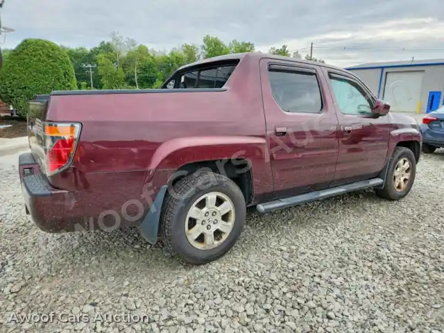 2008 Honda Ridgeline 2HJYK16418H539159 — Copart auction photo 3