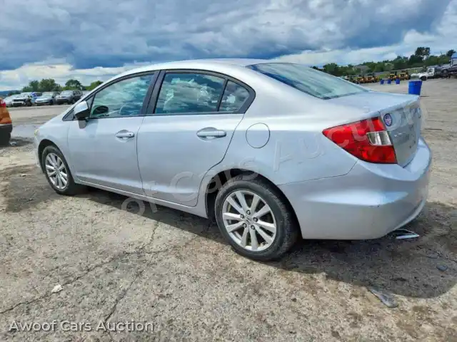 2012 Honda Civic 19XFB2F94CE300335 — Copart auction photo 2