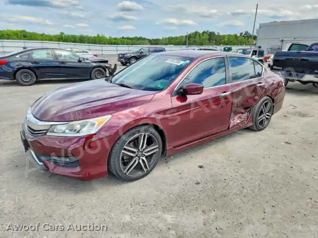 2017 Honda Accord 1HGCR2F12HA023818 — Copart auction photo 1