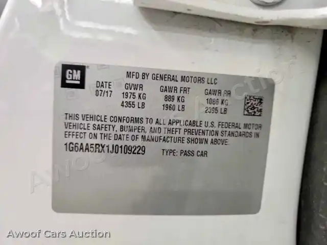 2018 Cadillac ATS 1G6AA5RX1J0109229 — Copart auction photo 12