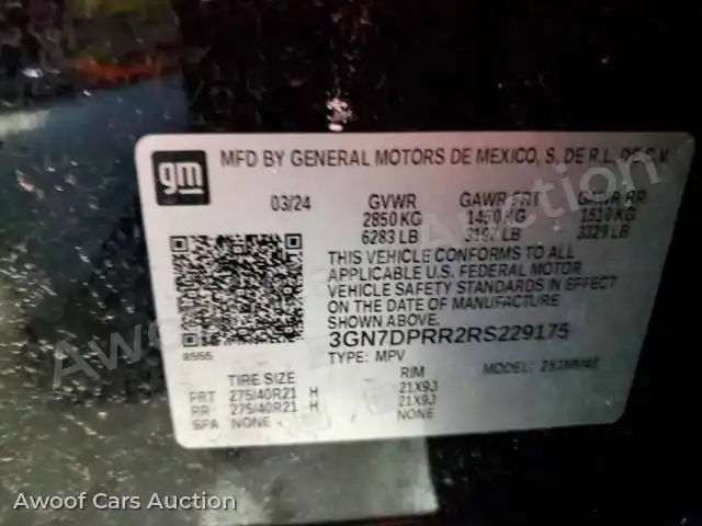 2024 Chevrolet Equinox 3GN7DPRR2RS229175 — Copart auction photo 13