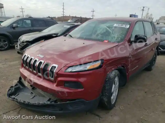2017 Jeep Cherokee 1C4PJLAB9HW593427 — Copart auction photo 2