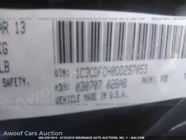 2013 Dodge Dart 1C3CDFCH0DD297053 — Iaai auction photo 9