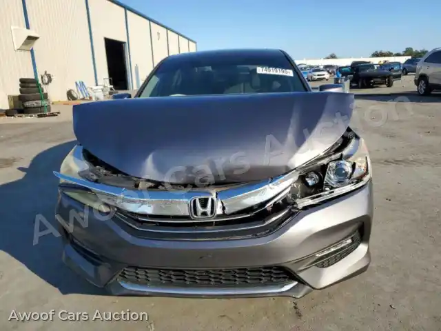 2016 Honda Accord 1HGCR2F77GA077523 — Copart auction photo 5