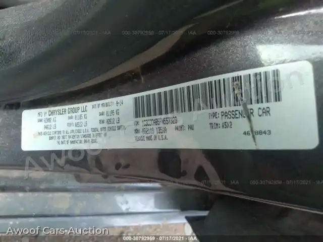 2015 Chrysler 200 1C3CCCAB5FN557329 — Iaai auction photo 9
