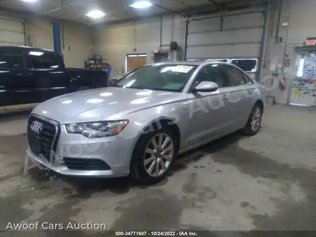 2013 Audi A6 WAUGGAFCXDN101554 — Iaai auction photo 2