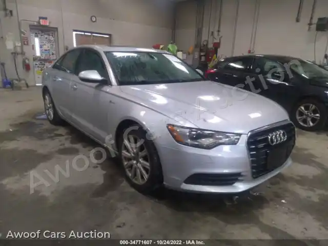 2013 Audi A6 WAUGGAFCXDN101554 — Iaai auction photo 1