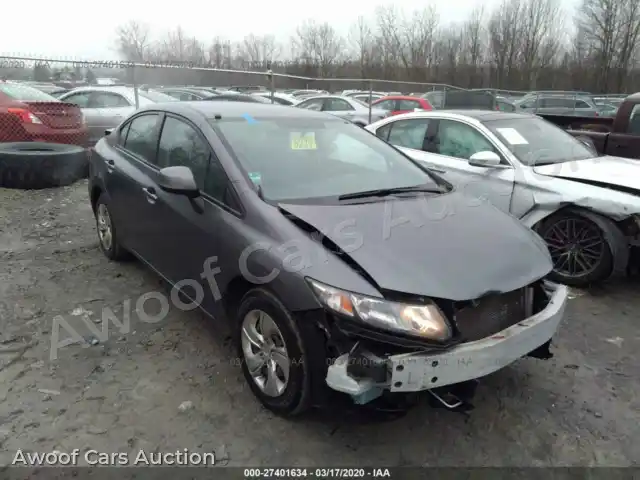2013 Honda Civic 19XFB2F59DE245153 — Iaai auction photo 1