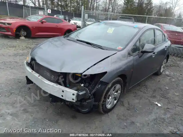2013 Honda Civic 19XFB2F59DE245153 — Iaai auction photo 2