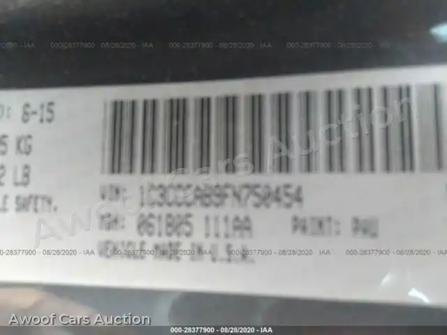 2015 Chrysler 200 1C3CCCAB9FN750454 — Iaai auction photo 9