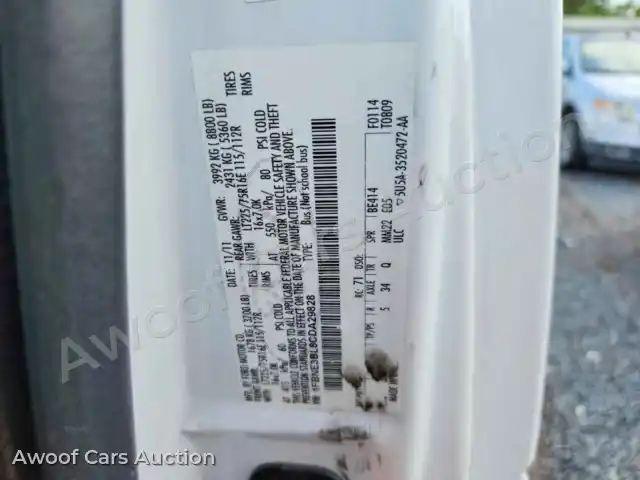 2012 Ford Econoline 1FBNE3BL8CDA29828 — Copart auction photo 13