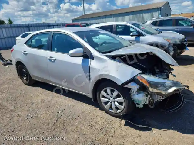 2016 Toyota Corolla 2T1BURHE4GC660169 — Copart auction photo 4