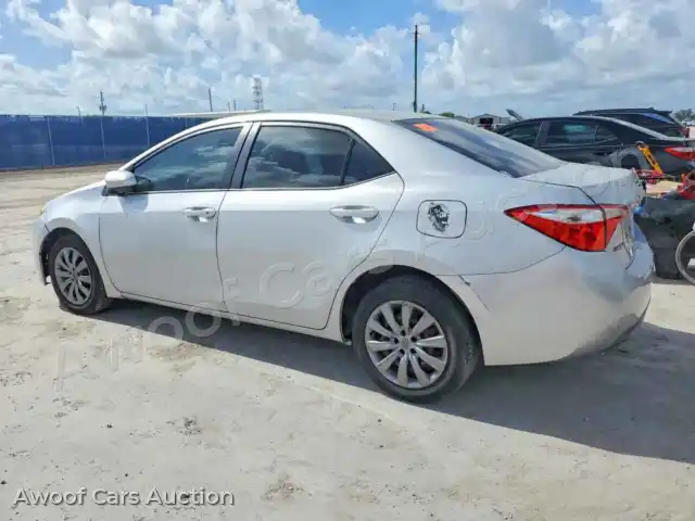 2015 Toyota Corolla 2T1BURHE5FC362700 — Copart auction photo 2