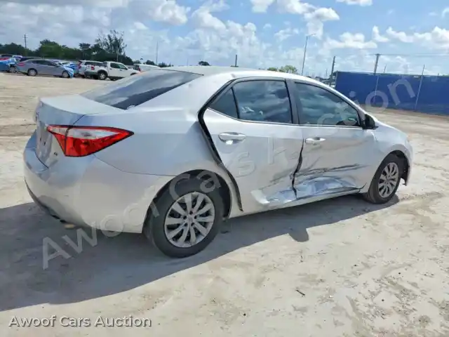 2015 Toyota Corolla 2T1BURHE5FC362700 — Copart auction photo 3