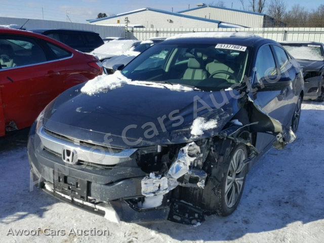 2017 Honda Civic 19XFC1F38HE214214 — Copart auction photo 2