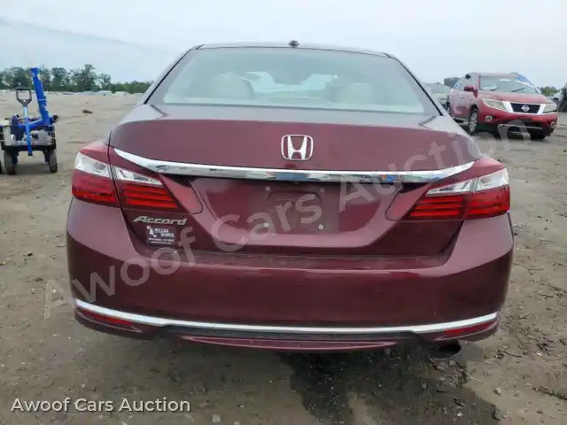 2016 Honda Accord 1HGCR2F96GA083489 — photo 6 de la vente Copart