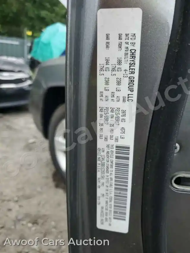 2014 Jeep Compass 1C4NJDBB1ED551501 — Copart auction photo 10