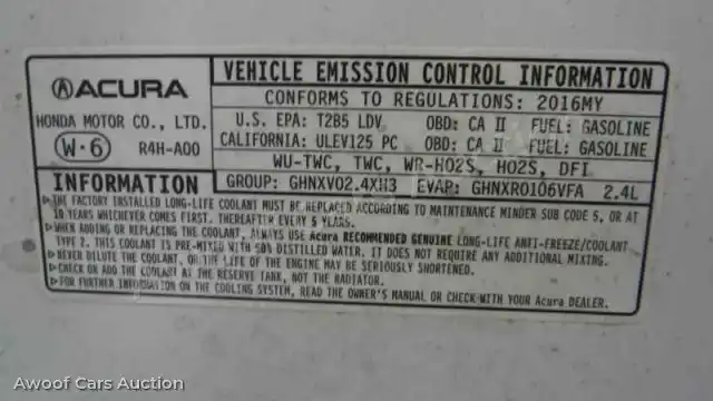 2016 Acura ILX 19UDE2F79GA012575 — Manheim auction photo 8