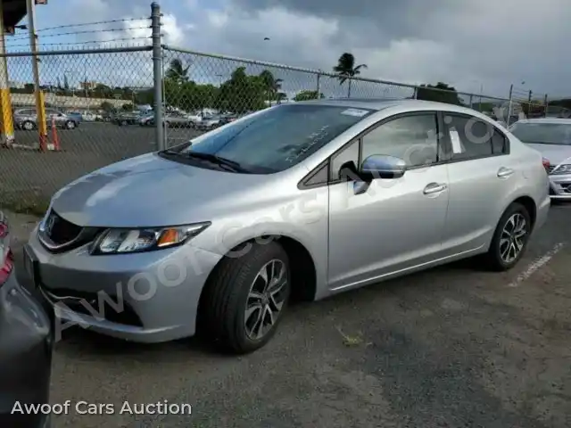 2015 Honda Civic 19XFB2F86FE001442 — photo 7 de la vente Manheim