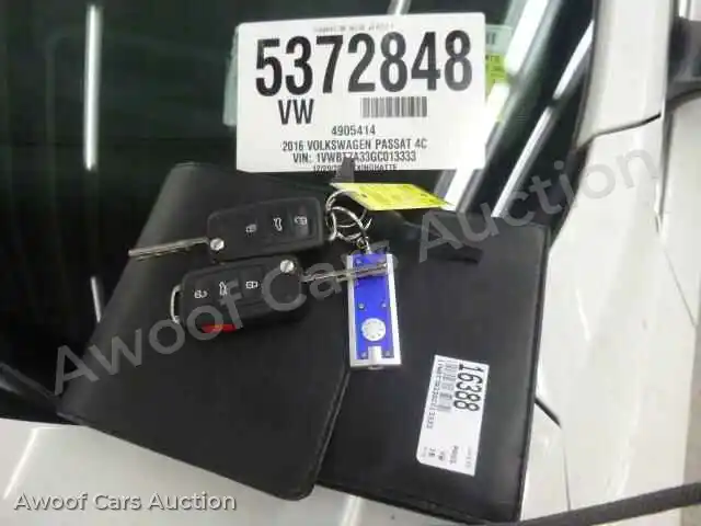 2016 Volkswagen Passat 1VWBT7A33GC013333 — Manheim auction photo 18