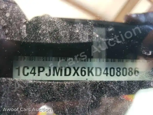 2019 Jeep Cherokee 1C4PJMDX6KD408086 — Copart auction photo 10