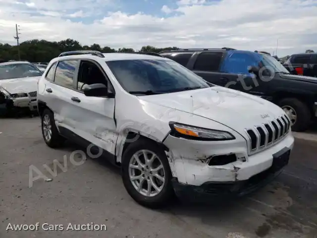 2016 Jeep Cherokee 1C4PJLAB6GW190214 — photo 1 de la vente Copart