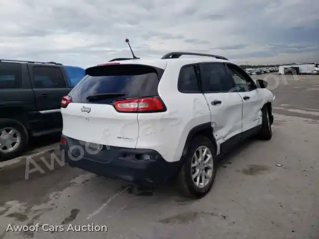 2016 Jeep Cherokee 1C4PJLAB6GW190214 — photo 4 de la vente Copart