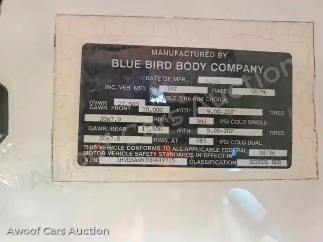 1997 International ALL Other 1HVBBABN9VH449715 — Copart auction photo 10