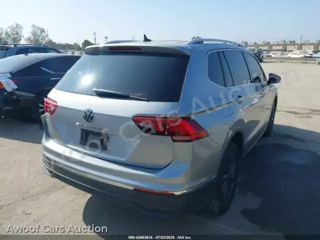 2022 Volkswagen Tiguan 3VV3B7AX5NM060924 — photo 4 de la vente Iaai