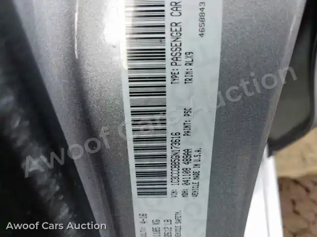 2016 Chrysler 200 1C3CCCBB5GN173616 — Copart auction photo 10