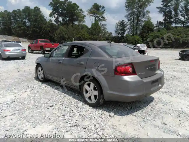 2013 Dodge Avenger 1C3CDZAB4DN741366 — Iaai auction photo 3