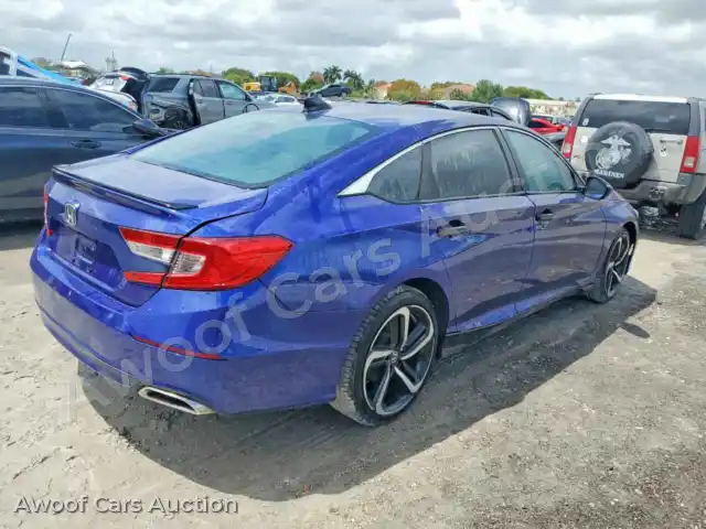 2020 Honda Accord 1HGCV1F35LA054447 — Copart auction photo 3