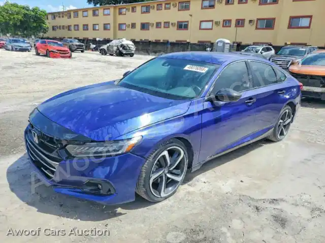 2020 Honda Accord 1HGCV1F35LA054447 — Copart auction photo 1