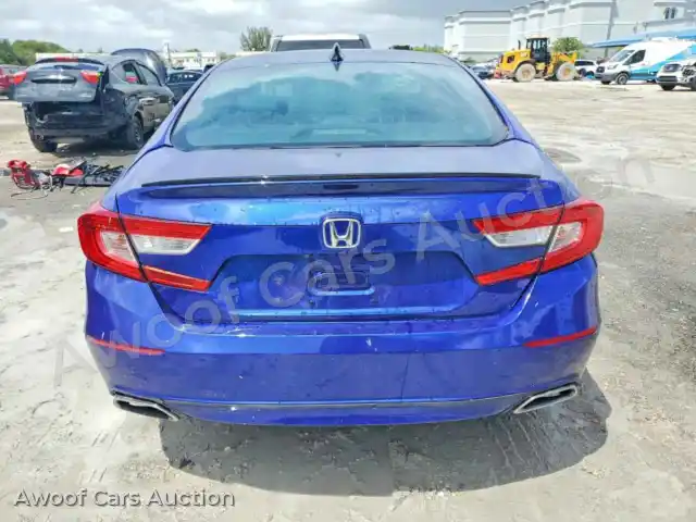 2020 Honda Accord 1HGCV1F35LA054447 — Copart auction photo 6