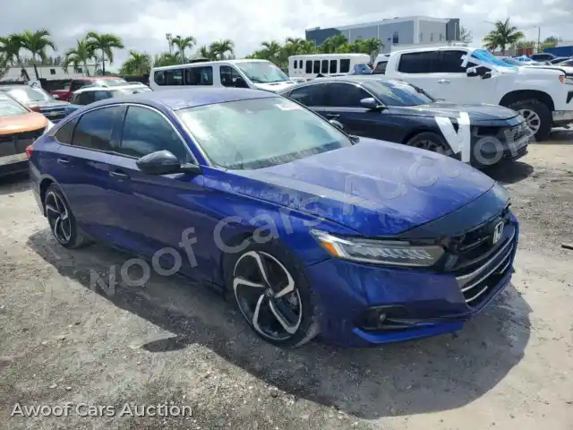 2020 Honda Accord 1HGCV1F35LA054447 — Copart auction photo 4