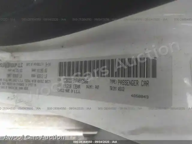 2015 Chrysler 200 1C3CCCFB1FN592586 — Iaai auction photo 9