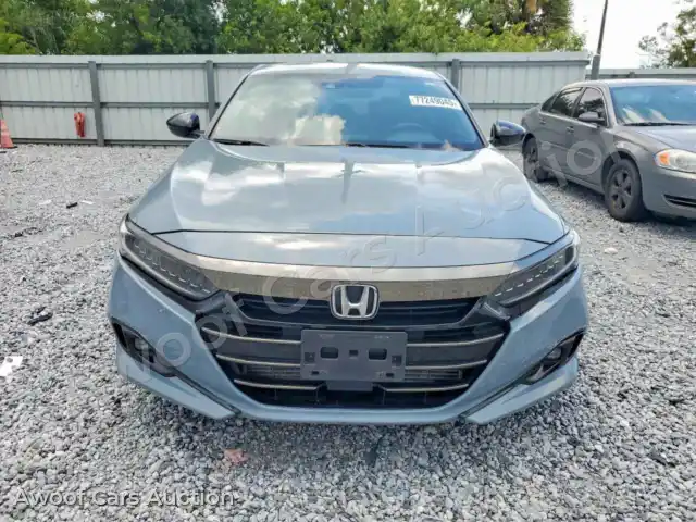 2021 Honda Accord 1HGCV1F34MA074741 — photo 5 de la vente Copart