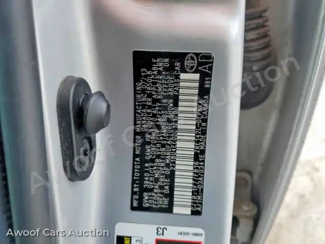 2013 Toyota Corolla 2T1BU4EE0DC121700 — Copart auction photo 12
