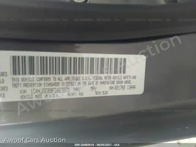 2015 Jeep Compass 1C4NJDEB9FD323971 — Iaai auction photo 9