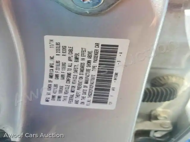 2015 Honda Accord 1HGCR2F82FA070972 — Copart auction photo 13