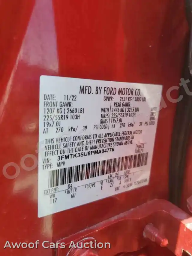 2023 Ford Mustang 3FMTK3SU8PMA04776 — hoton gwanjo Copart na 13