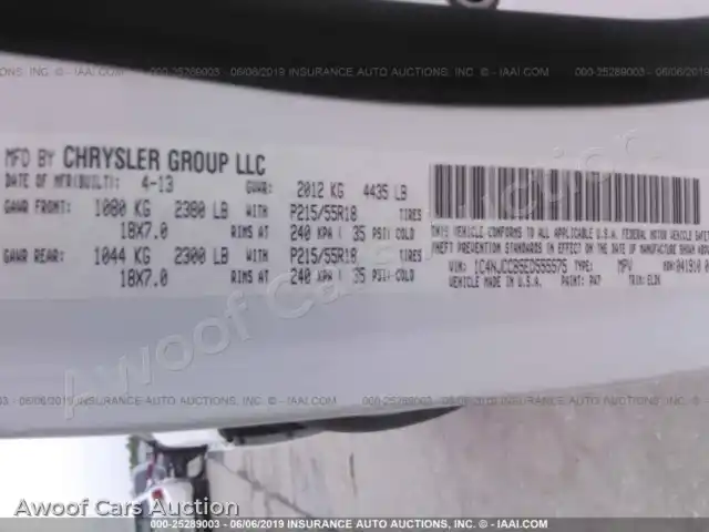 2014 Jeep Compass 1C4NJCCB5ED555575 — Iaai auction photo 9