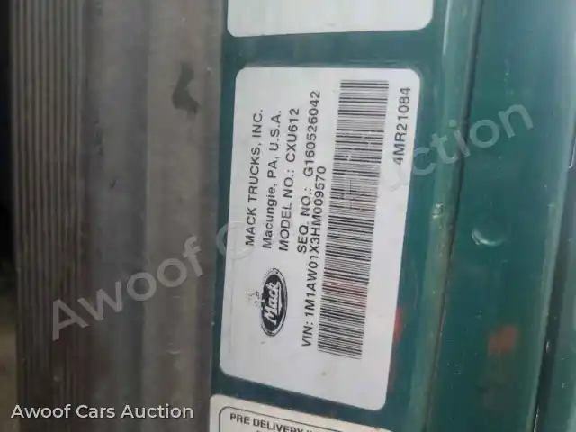 2017 Mack ALL Other 1M1AW01X3HM009570 — Copart auction photo 10