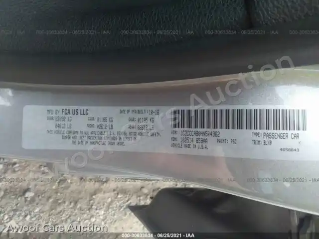 2017 Chrysler 200 1C3CCCAB0HN504962 — photo 9 de la vente Iaai