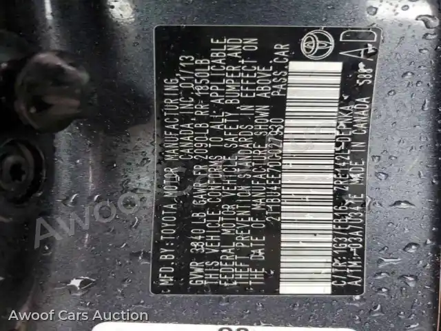 2013 Toyota Corolla 2T1BU4EE7DC027930 — Copart auction photo 12
