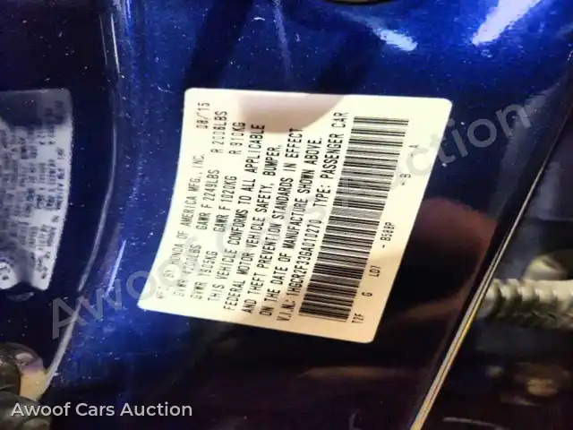 2016 Honda Accord 1HGCR2F33GA010270 — Copart auction photo 13