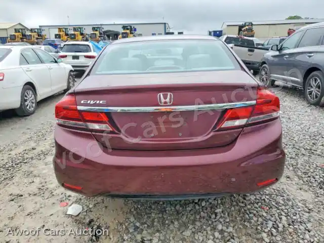 2015 Honda Civic 19XFB2F59FE122004 — Copart auction photo 6