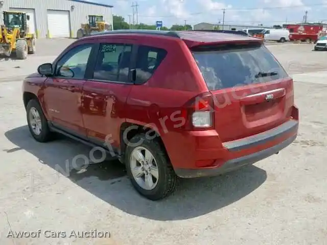 2015 Jeep Compass Sport 1C4NJCBA5FD313444 — hoton gwanjo Copart na 3