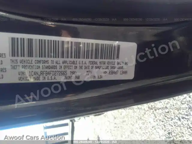 2015 Jeep Patriot 1C4NJRFB4FD272665 — Iaai auction photo 9