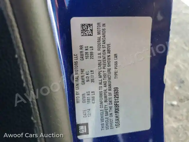 2015 Cadillac ATS 1G6AH1RX8F0125939 — Copart auction photo 13